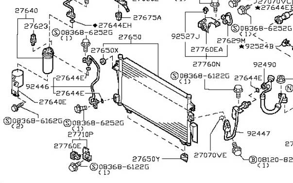 رديتر مكيف باترول فتك 2002/2009اصلي 