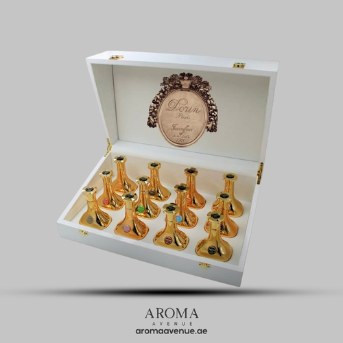 Dorin d'Or Le Coffret ROYAL 12 parfums 80ml
Un Air de Paris, Un Air de Damas, Un Air d'Arabie
