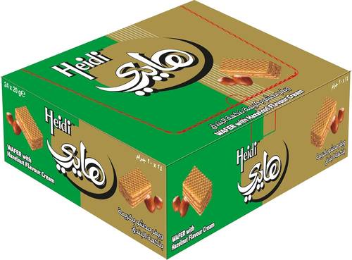 Heidi Wafer Filled with Hazelnut Cream 28 x 18g