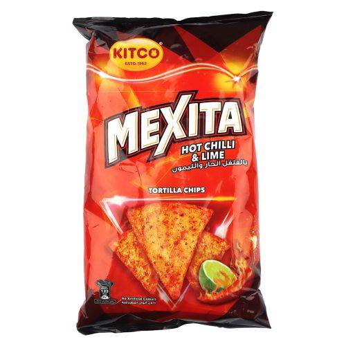 Kitco Mixita Hot Pepper & Lemon Tortilla Chips 180g