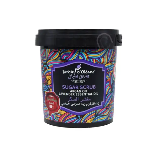 Jardin Oleane Sugar Scrub with Argan Oil and Lavender Essential Oil - 600g 