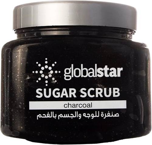 Global Star Charcoal Face and Body Scrub - 600g
