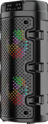 DLC Bluetooth Speaker with Microphone and LED Lights, Model DLC-32402