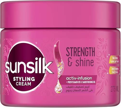 Sunsilk Light Styling Cream for Long-Lasting Shine 275ml