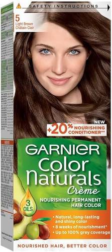 Garnier Color Naturals Hair Dye Cream No. 5 Light Brown