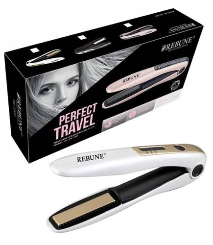 Rebune USB rechargeable hair straightener RE-2203
