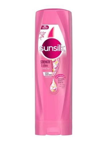 Sunsilk Conditioner for weak and dull hair, strength and shine with Pro-Vitamin B5, Arginine and Coconut Oil 340ml