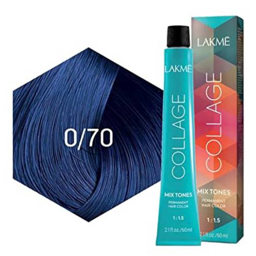Lakme Collage Mixtones Hair Dye No. 0/70 Blue 60ml