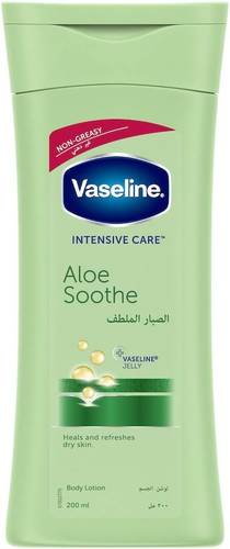 Vaseline Intensive Care Aloe Vera Soothing Lotion for Dry Skin - 200ml