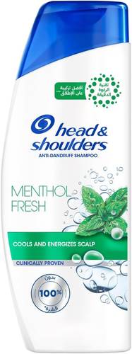 Head & Shoulders Anti-Dandruff Shampoo with Cooling Mint for a Refreshing and Revitalized Scalp 390ml