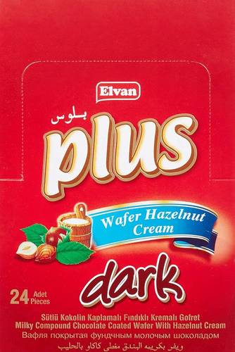 Plus Wafer Chocolate with Hazelnut 24 pieces * 13g