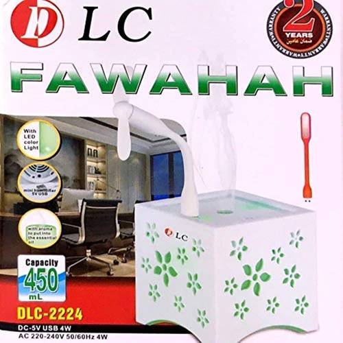 DLC Air Humidifier Diffuser, Random Color, Model DLC-2224