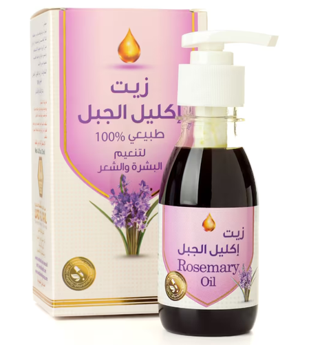 وادي النحل زيت اكليل الجبل لتنعيم البشرة و الشعر- 125 مل
