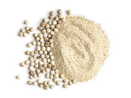 Ground white pepper