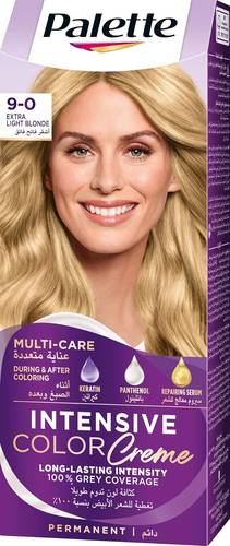 Palette Intensive Cream Hair Color, Light Dark Blonde, No. 0-9