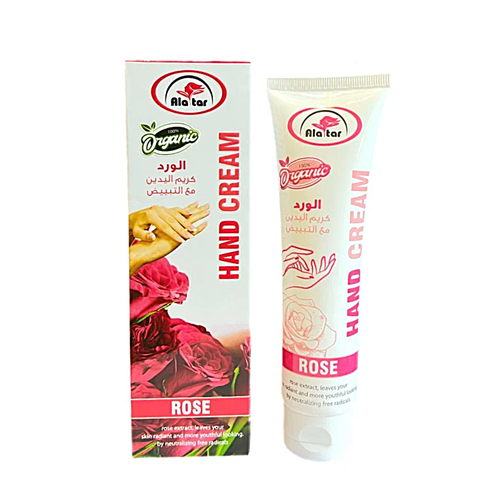 Attar Hand Moisturizing Cream with Whitening and Rose Extract - 100ml