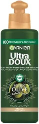 Garnier Ultra Doux Light Nourishing and Smoothing Hair Cream with Legendary Olive Oil Extract for Dry Hair 200ml