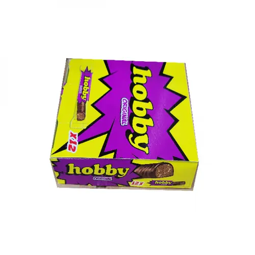 Hobby Hazelnut Nougat Chocolate 12 pieces * 18g