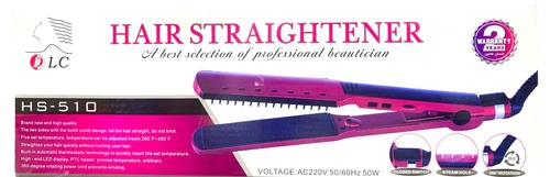 DLC Ceramic Hair Straightener Model No. HS-510