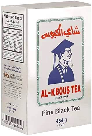  شاي الكبوس اسود علبة كرتون - ناعم 454 جرام