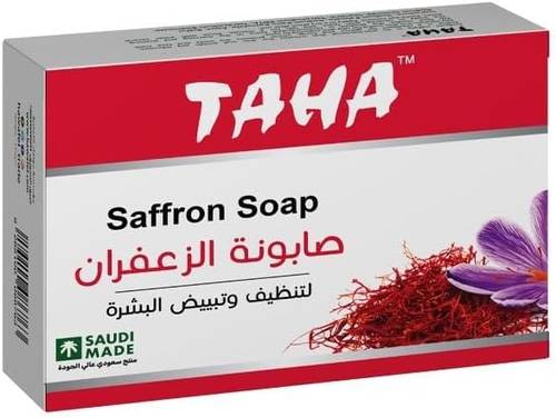 تاها صابونة الزعفران لتنظيف و تبييض البشرة - 125 جرام