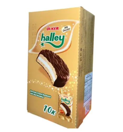 Ulker Halay Sandwich with Marshmallow and Chocolate 10 pieces * 26 grams