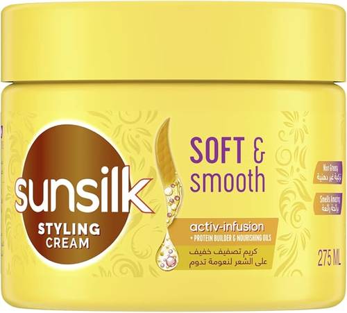 Sunsilk Light Styling Cream for Lasting Smoothness 275ml