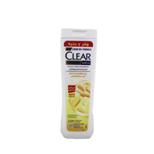 Clear Women Anti-Dandruff & Anti-Hair Fall Shampoo with Ginger Root 180ml
