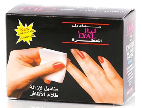 Lyal Scented Nail Polish Remover Wipes - 24 Wipes
