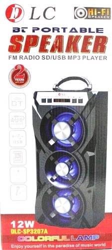DLC Bluetooth Speaker with Microphone, Model DLC-SP-3207A