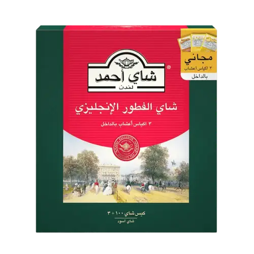 شاي احمد انجليزي اسود 100 كيس