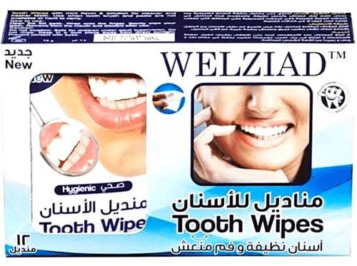 Welziad Dental Tissues for Clean Teeth and Fresh Mouth - 12 Tissues