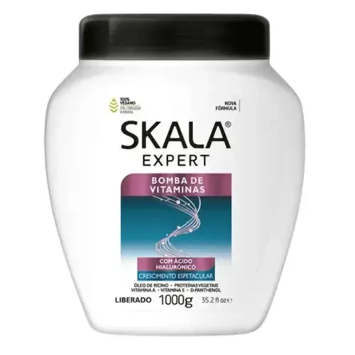 Skala Expert Nourishing Hair Cream with Vitamins and Hyaluronic Acid - 1000g
