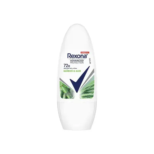 Rexona Roll-On Deodorant 72-Hour Protection with Bamboo and Aloe Vera - 50ml