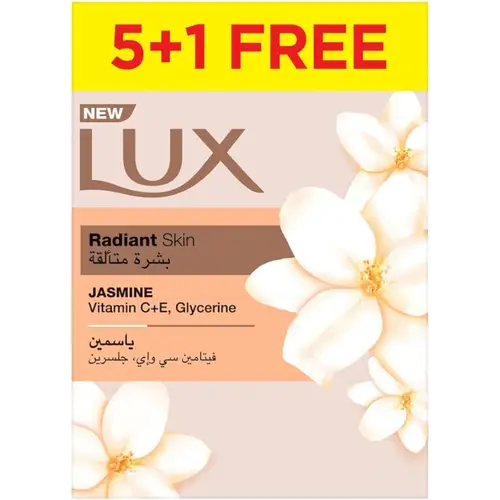 Lux radiant skin soap with jasmine scent - 6 pieces * 75 g