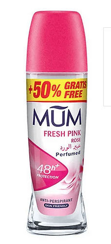 Mum Roll-On Deodorant with a Refreshing Rose Scent - 75ml