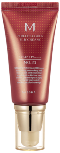 ميشا إم بيرفكت كفر بي بي كريم مع واقي شمس SPF 42 رقم 23 لون نتورال بيج - 50 مل