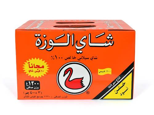 شاي الوزة اسود علبة كرتون - خشن 1200 جرام