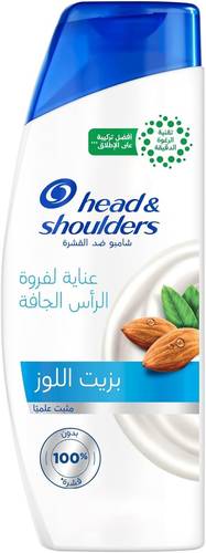 Head & Shoulders Anti-Dandruff Shampoo with Almond Oil for Dry Scalp Care 400ml
