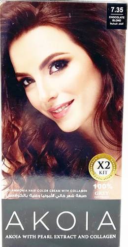 Akoia Collagen Rich Hair Dye Chocolate Blonde 7.35
