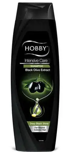 Hobby Protein Care Shampoo for Deep Black Shine with Black Olive Oil Extract 600ml