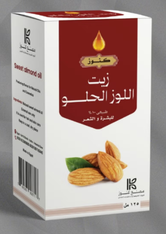 كنوز زيت اللوز الحلو للشعر و البشرة - 125 مل