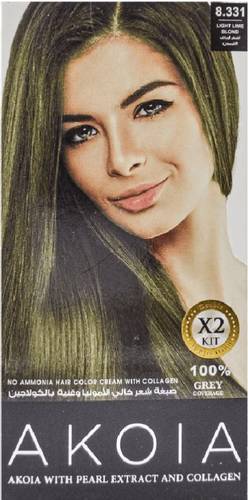 AKOiA Collage Rich Hairn  Dye, Lemon Blonde, No. 8.331