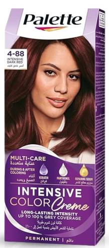 Palette Intensive Cream Hair Color, Dark Intense Red, No. 88-4