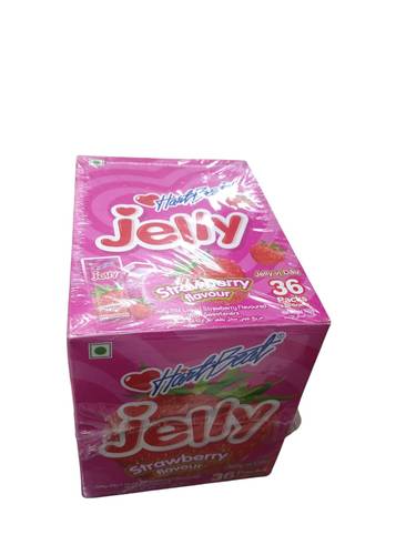 Strawberry Flavour Liquid Jelly Candy, 36 pieces * 20 g