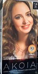 AKOiA Collagen  Rich Hair Color, Honey Foam Color No. 7.30