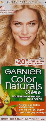Garnier Color Naturals Crème Hair Dye No. 9.1 Very Light Ash Blonde