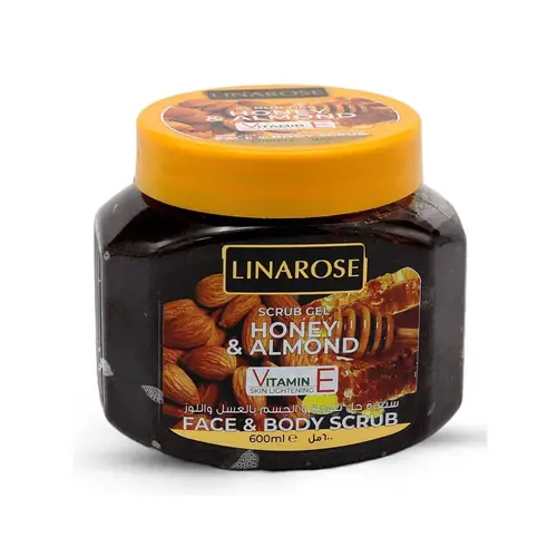 Lena Rose Honey and Almond Face and Body Scrub Gel - 600ml