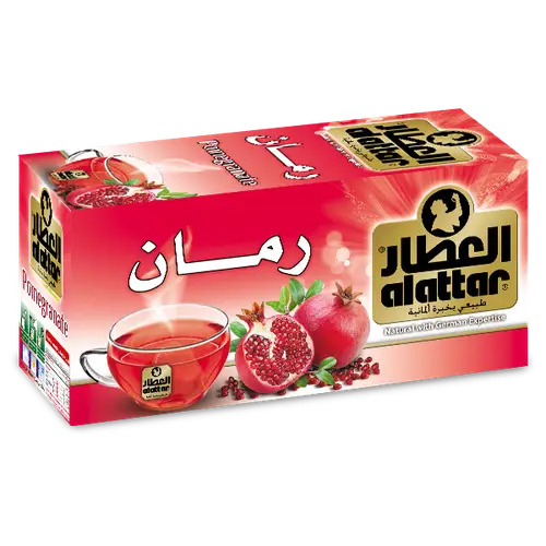العطار شاي اعشاب رمان ظروف مغلفة 20 كيس