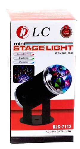 DLC LED Disco Rotating Light Model DLC-7112